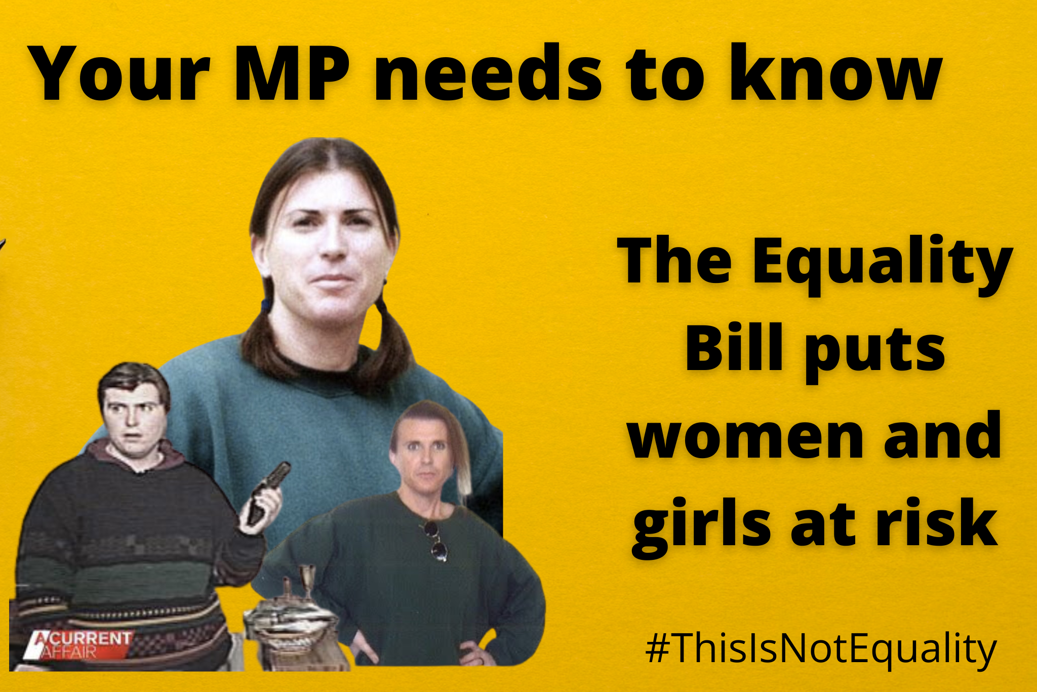 Tell your MP: The Equality Bill puts women and girls at risk