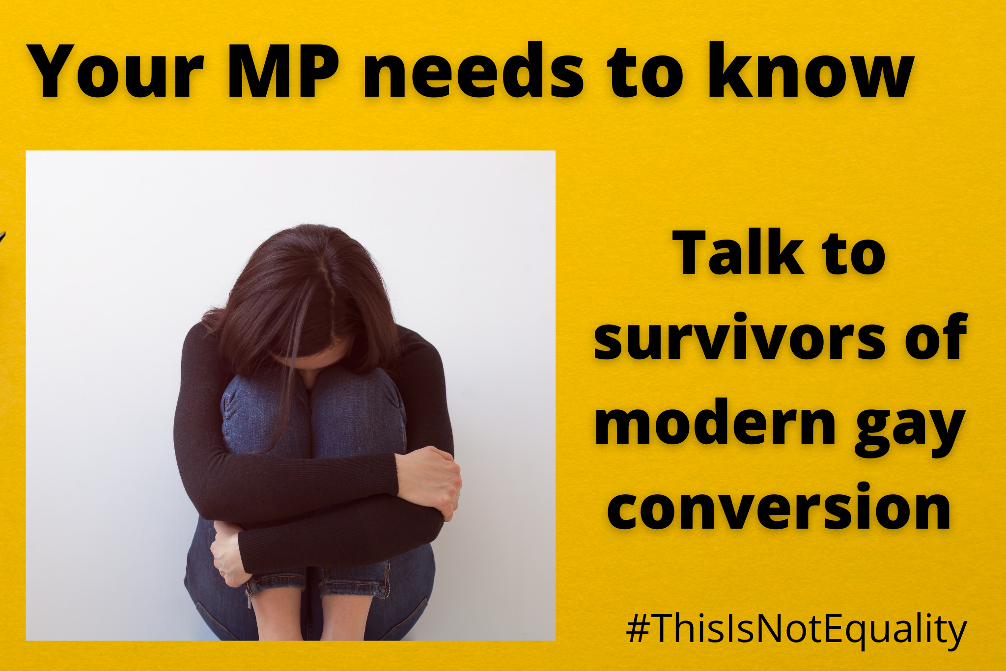 Tell your MP: Talk to Survivors of Modern Gay Conversion